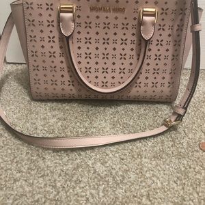 Michael Kors pink mid size bag